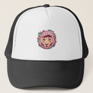Gorra De Camionero Lionesa con bufanda palestina