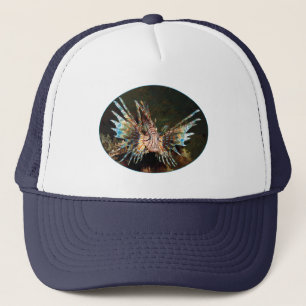 Gorra De Camionero Lionfish Rojo, Raja Ampat - Diseño fotográfico