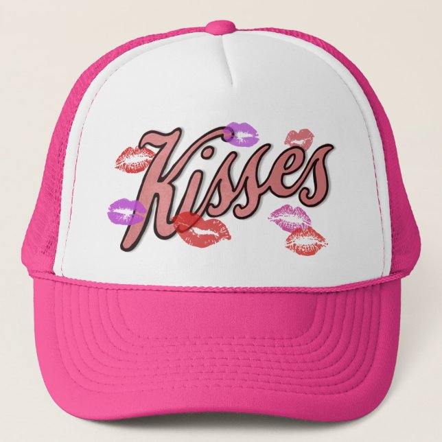 GORRA DE CAMIONERO LIP KISSES (Anverso)