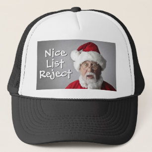 Gorra De Camionero Lista de Niza Rechazar Navidades Santa
