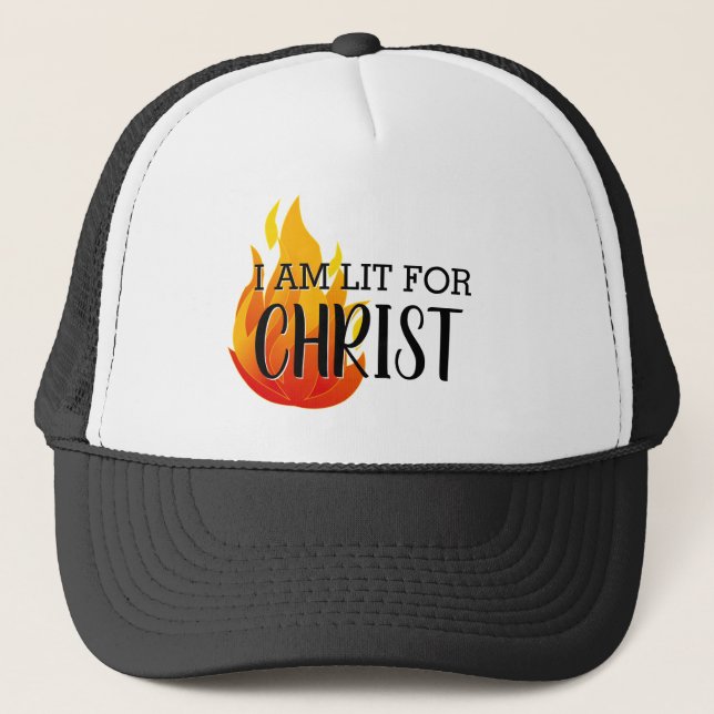 Gorra De Camionero LIT PARA CRISTO cristiano (Anverso)