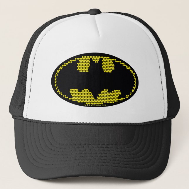 Gorra De Camionero Lite-Brite Bat Emblem (Anverso)