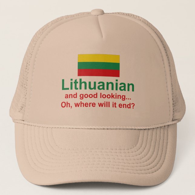 Gorra De Camionero Lithuanian apuesto (Anverso)
