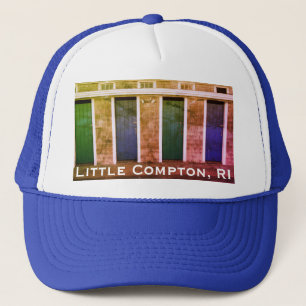 Gorra De Camionero Little Compton, RI Summer Beach Cabanas (LC)