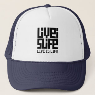 Gorra De Camionero Live is life