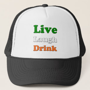 Gorra De Camionero Live Laugh Drink