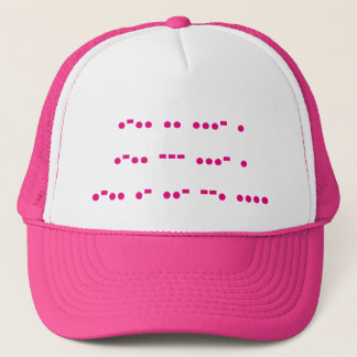 Gorra De Camionero Live, Love, Laugh Quote in Morse Code Funny