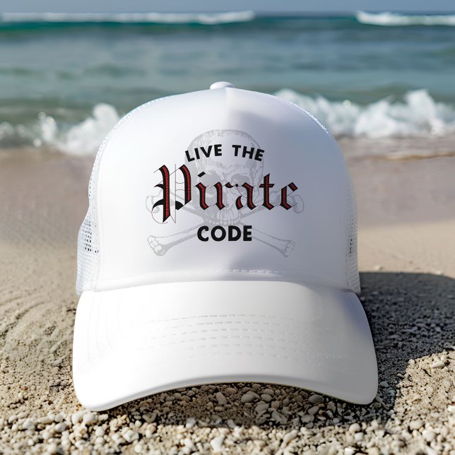 Gorra De Camionero Live the Pirate Code (Subido por el creador)