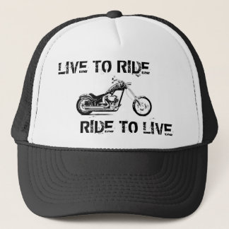 Gorra De Camionero Live to ride, Ride to live