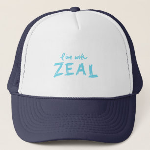 Gorra de camionero Live with Zeal