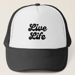 Gorra De Camionero Live your Life Trucker Cap Design
