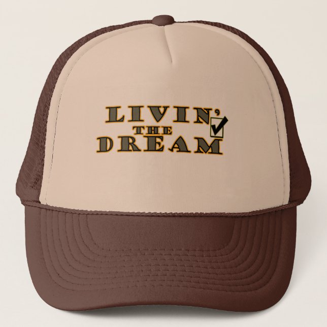 Gorra De Camionero Livin el sueño (Anverso)