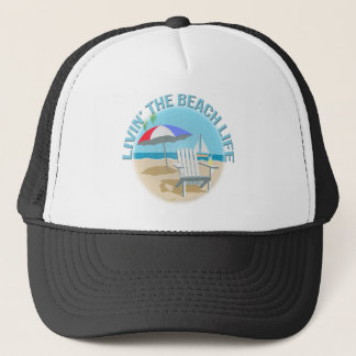 Gorra De Camionero Livin la vida de la playa