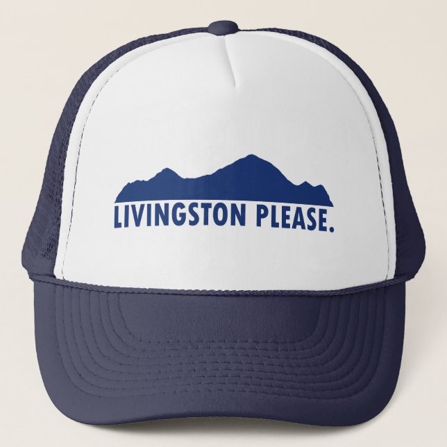 Gorra De Camionero Livingston Montana Please (Anverso)