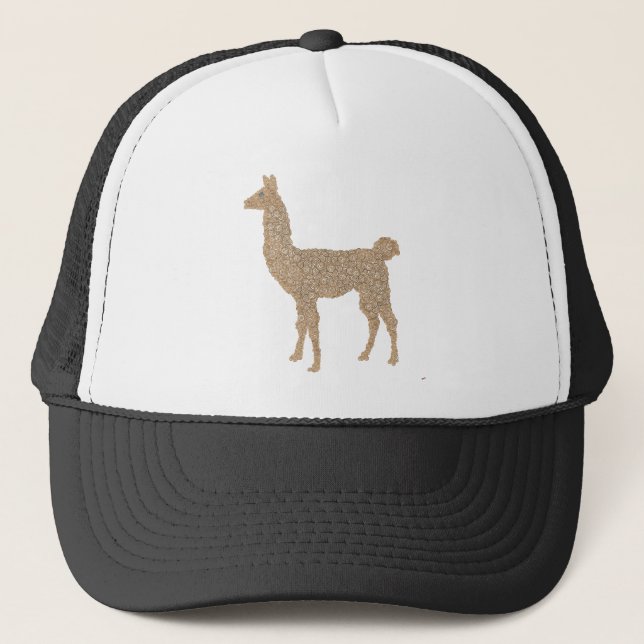 Gorra De Camionero Llama (Anverso)