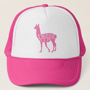 Gorra De Camionero Llama Drama Rosa