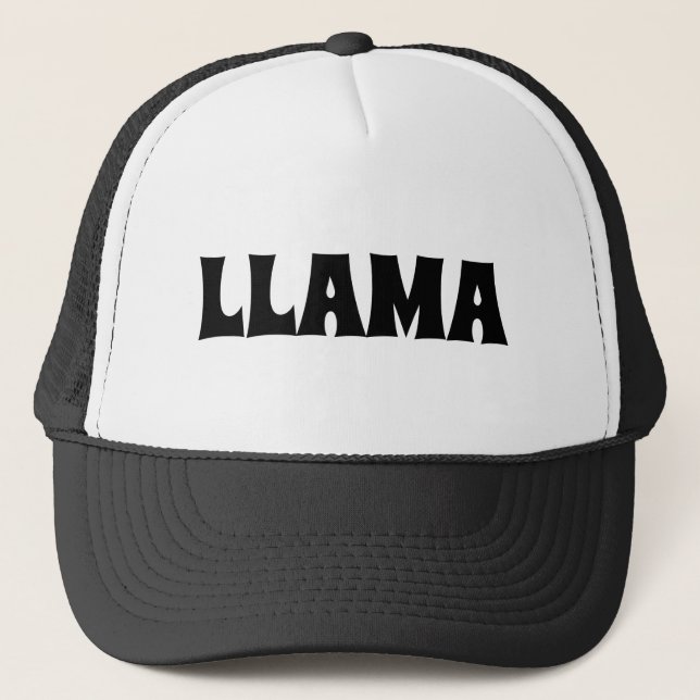 GORRA DE CAMIONERO LLAMA TRUCKER HAT (Anverso)