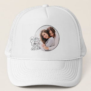 Gorra De Camionero Llamada fotográfica de cumpleaños minimalista herm