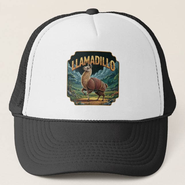 Gorra De Camionero Llamadillo Ilustracion Combo Creatividad divertida (Anverso)