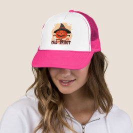 Gorra De Camionero Llamado de Espíritu de Halloween