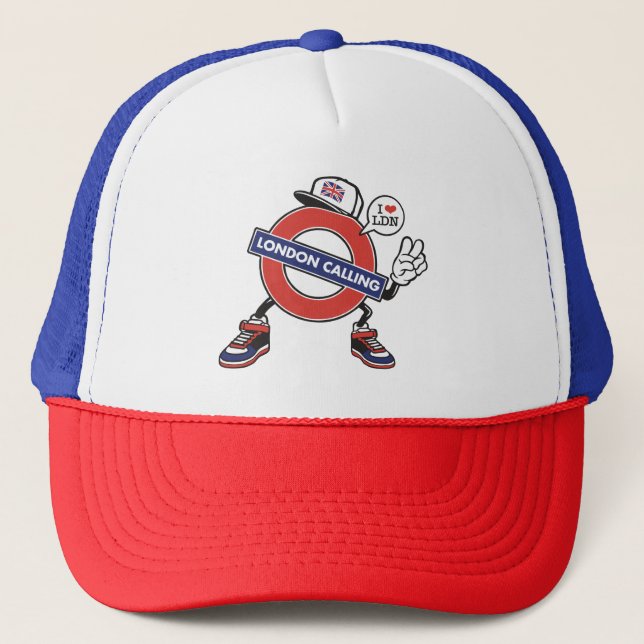 Gorra De Camionero Llamando Londres (Anverso)