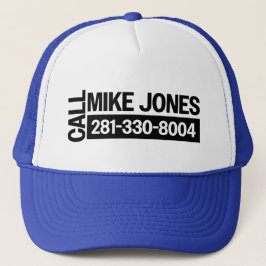 Gorra De Camionero Llamar a Mike Jones