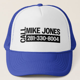 Gorra De Camionero Llamar a Mike Jones