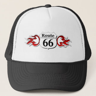 Gorra De Camionero Llamas de la ruta 66