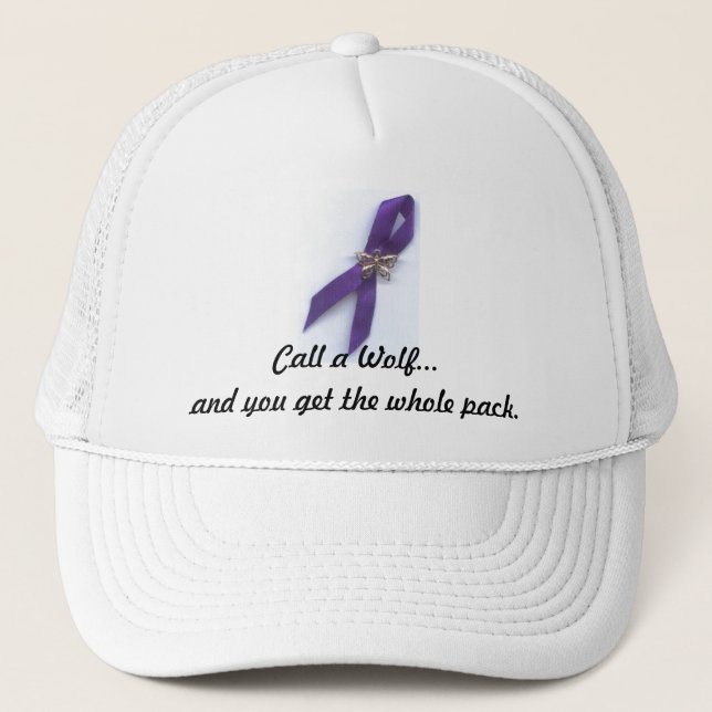 Gorra De Camionero Llame un lobo - casquillo (Anverso)