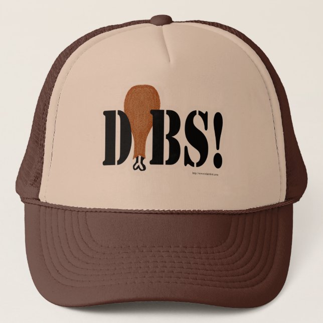 Gorra De Camionero Llamo a Dibs de Acción de Gracias (Anverso)
