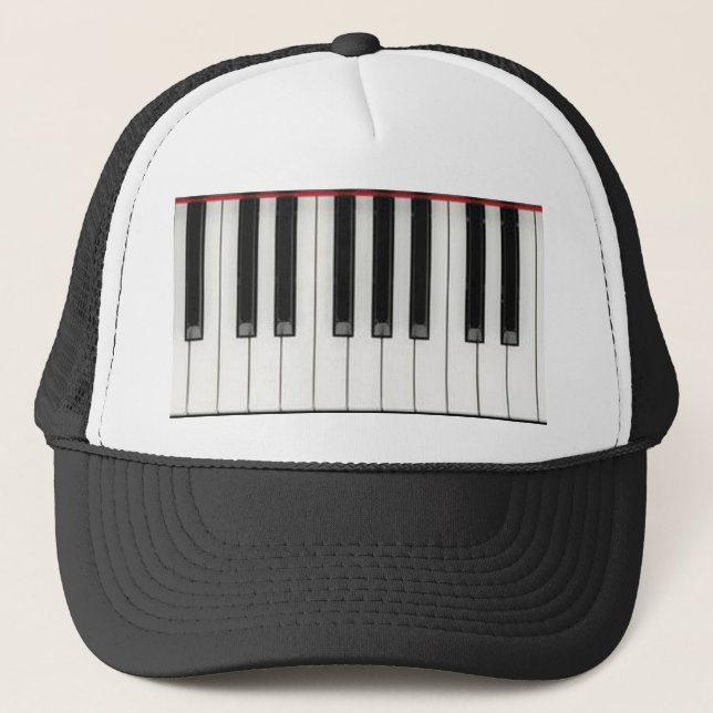 Gorra De Camionero Llaves de teclado de piano (Anverso)