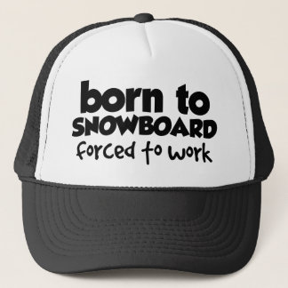 Gorra De Camionero Llevado a la snowboard, forzada para trabajar 01