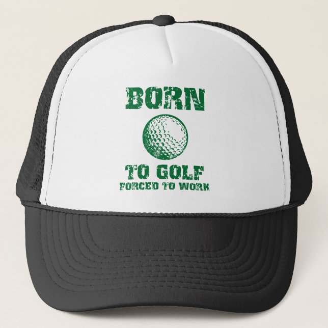 Gorra De Camionero Llevado Golf (Anverso)