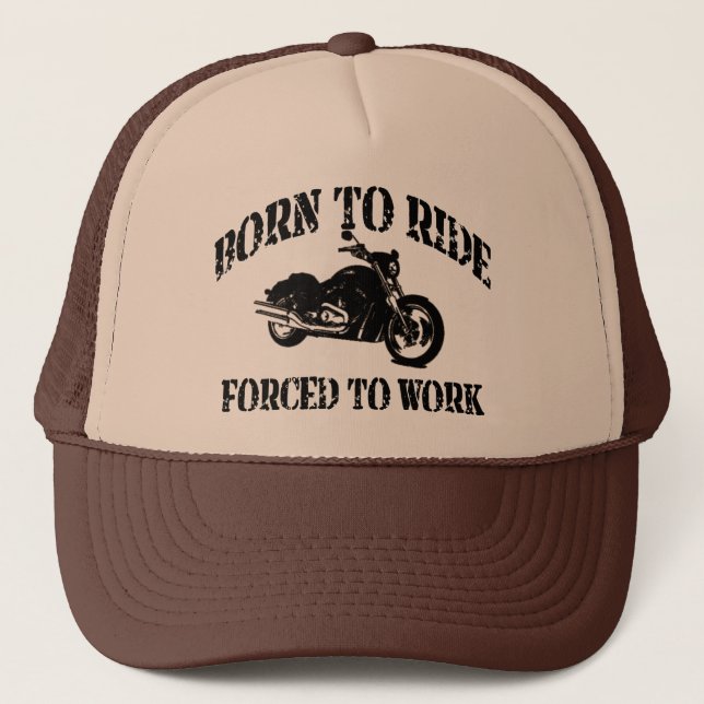 Gorra De Camionero Llevado montar forzado para trabajar (Anverso)
