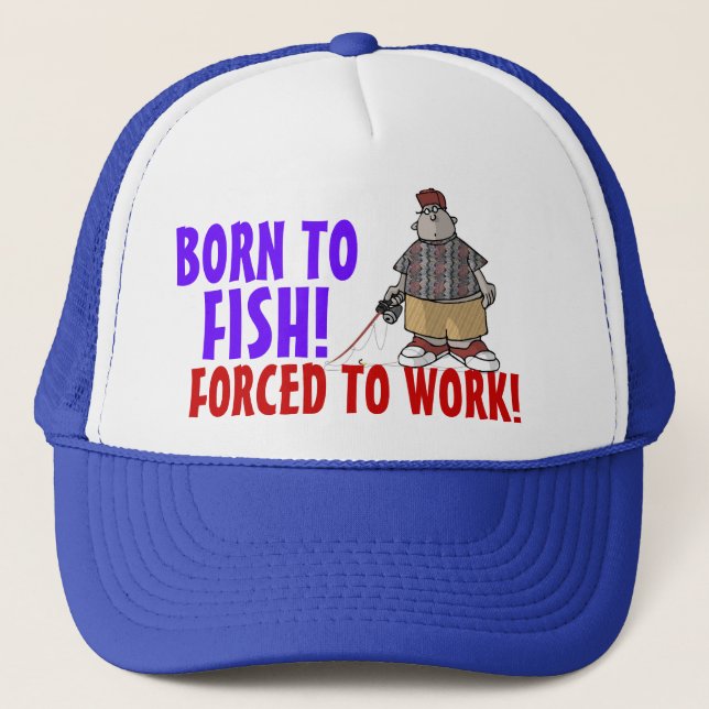 Gorra De Camionero Llevado pescar el casquillo (Anverso)