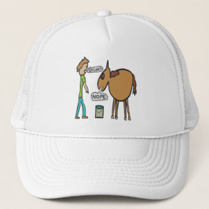 Gorra De Camionero Llevar Un Caballo Al Agua