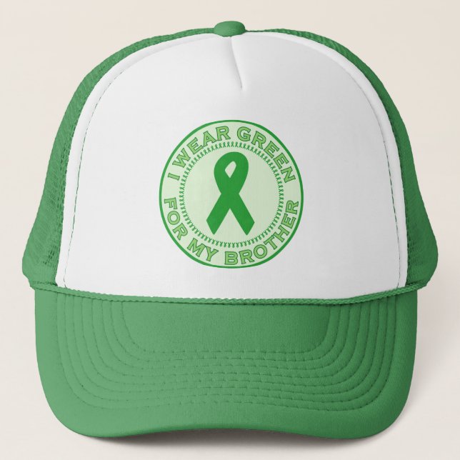 Gorra De Camionero Llevo el verde para mi Brother (Anverso)
