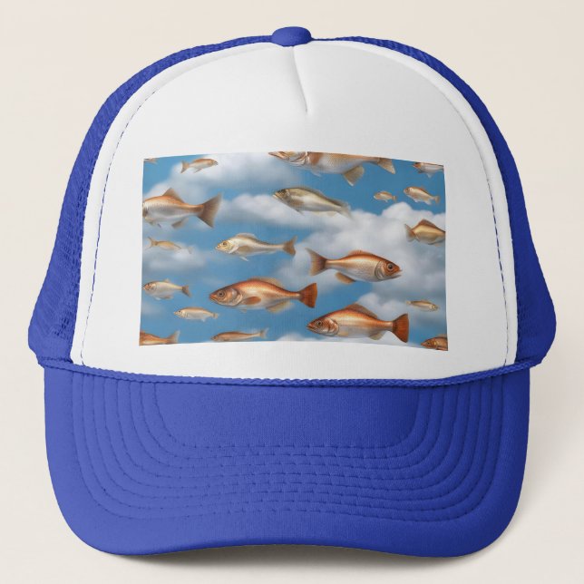 Gorra De Camionero Lluvia de Peces (Anverso)