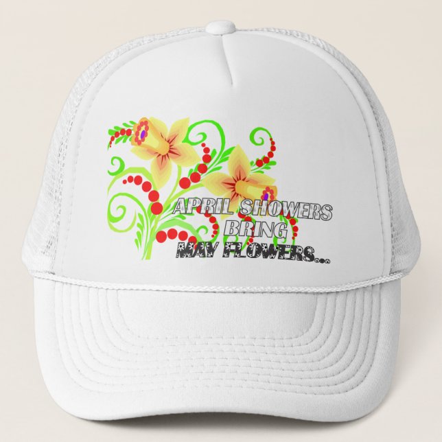 Gorra De Camionero Lluvias de Abril - (Anverso)