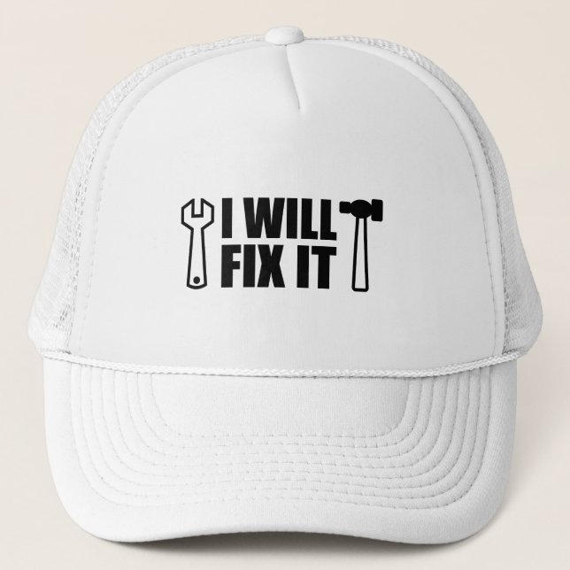 Gorra De Camionero Lo arreglaré (Anverso)