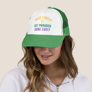 Gorra De Camionero Lo más probable es que Mardi Gras: desfile en mi c