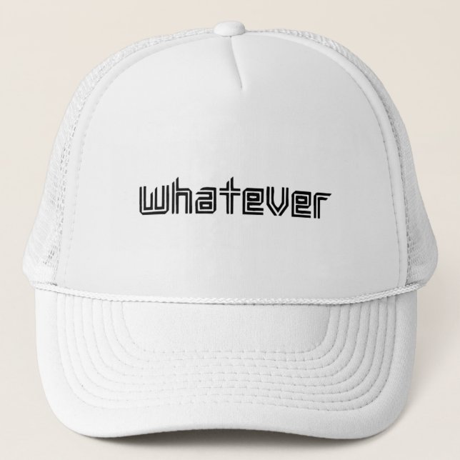 Gorra De Camionero Lo que (Anverso)