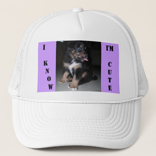 GORRA DE CAMIONERO LO SÉ, ESTOY CUBIERTO (Anverso)