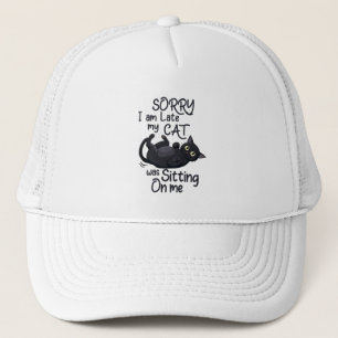 Gorra De Camionero Lo siento, estoy atrasado - Reglas para Gatos!