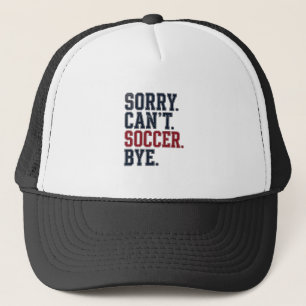 Gorra De Camionero Lo siento No Puedo Fútbol Adiós Vintage