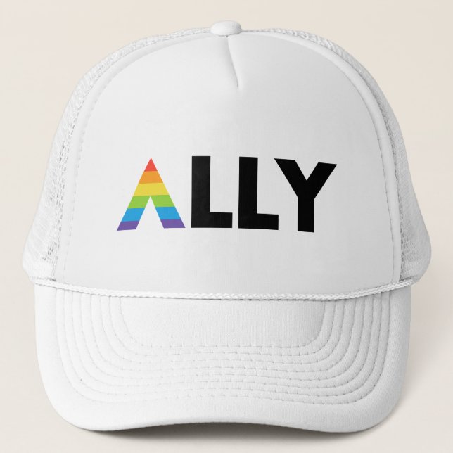 Gorra De Camionero Lobby LGBTQ Rainbow LGBT (Anverso)
