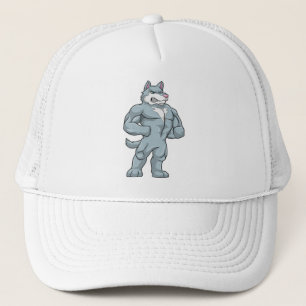 Gorra De Camionero Lobo como el caso de Bodybuilder