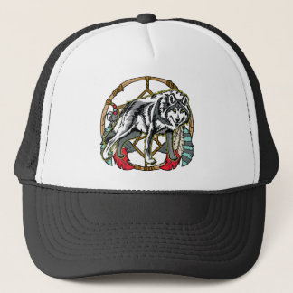 Gorra De Camionero Lobo Dreamcatcher