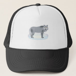 Gorra De Camionero lobo gris invernal