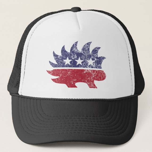 Gorra De Camionero Lobo liberal (Anverso)
